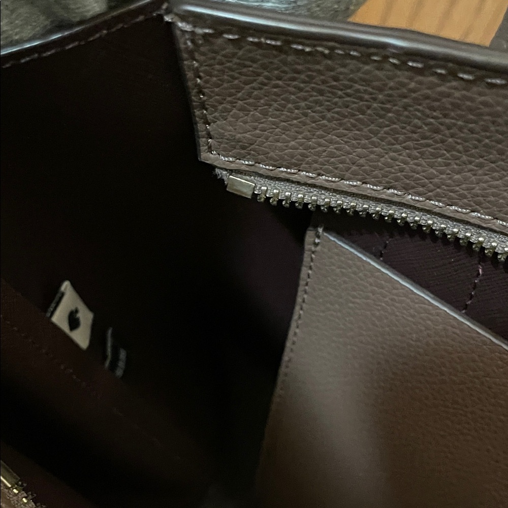 Kate Spade ♠️ UEC Taupe Brown Leather Shoulder crossbody or handbag - Picture 11 of 15